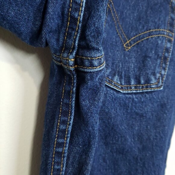 Levi's Womens Vintage USA Y2K 90s Superlow Boot Cut Jeans 29x31 Medium/Dark Wash - Picture 9 of 9